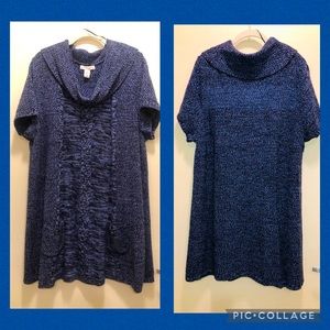 STYLE & CO. WOMAN- Cable knit combination knit sweater. Size 3X